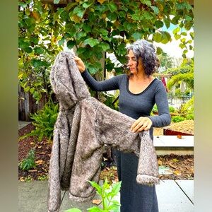 Tibetan Gift Corner Faux Fur Coat